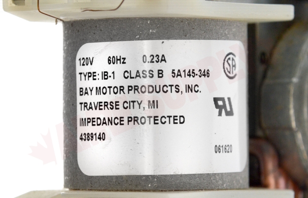 Photo 17 of 482731 : Whirlpool Refrigerator Evaporator Fan Motor Kit