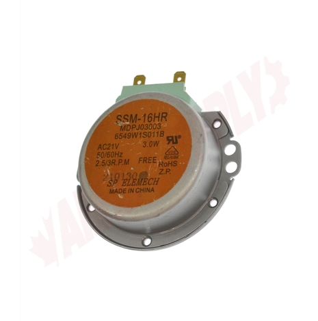 Photo 1 of 6549W1S011B : LG 6549W1S011B Microwave Turntable Motor, AC Synchronous