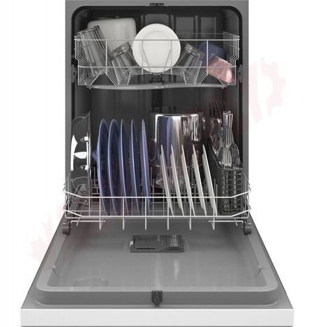 Photo 2 of GDF511PGRWW : GE Built-In Dishwasher, 24, White