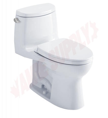 Photo 1 of MS604124CEFG#01 : Toto Ultramax II One-Piece Elongated Toilet, Cotton White, 1.28 Gpf 