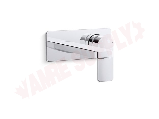 Photo 1 of 22567-4-CP : Kohler Parallel™ Wall-Mount Single-Handle Bathroom Sink Faucet