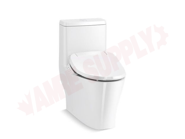 Photo 1 of 23188-HC-0 : Reach™ Curv One-piece compact elongated dual-flush toilet with skirted trapway and hidden cord design