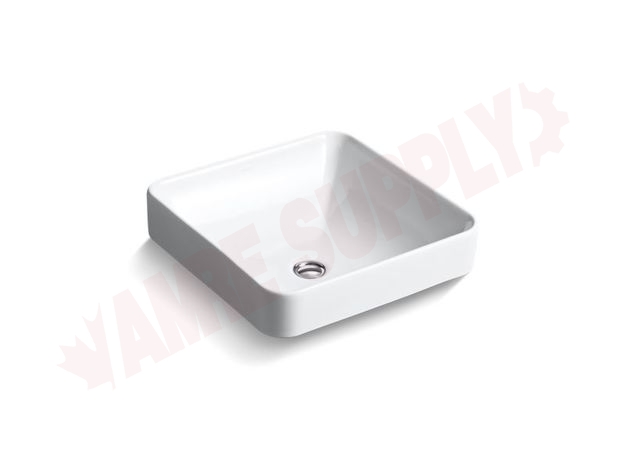Photo 1 of 2661-0 : Kohler Vox® Square Vessel Bathroom Sink, White
