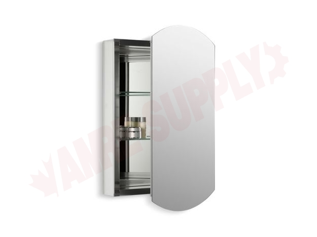 Photo 1 of 3073-NA : Kohler Archer® 20 W X 31 H Aluminum Single-Door Medicine Cabinet, Beveled Edges