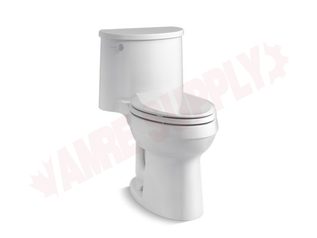 Photo 1 of 3946-0 : Adair® Comfort Height® One-piece elongated 1.28 gpf chair-height toilet with Quiet-Close™ seat