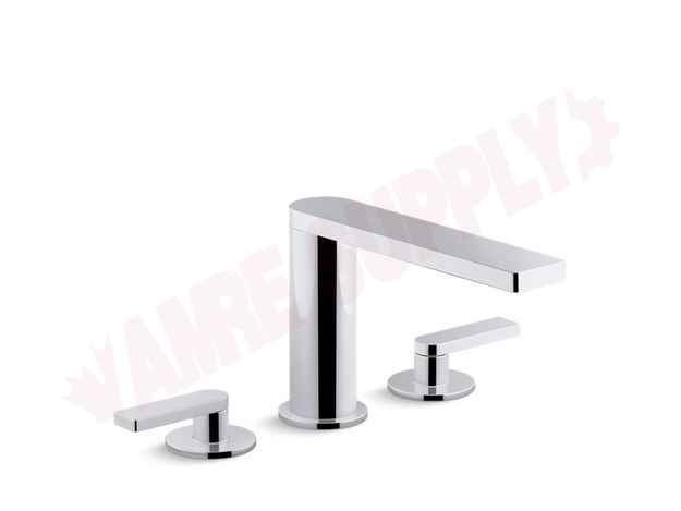 Photo 1 of 73060-4-CP : Kohler Composed® Widespread Bathroom Sink Faucet With Lever Handles