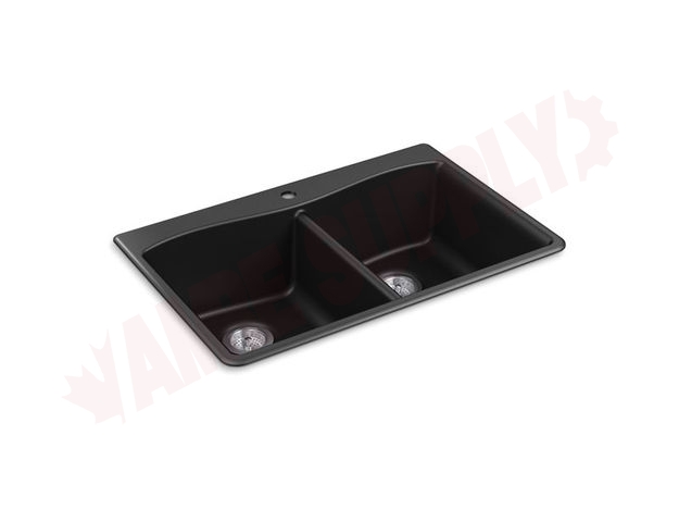 Photo 1 of 8185-1-CM1 : Kennon® 33 x 22 x 9-5/8 Neoroc® top-mount/undermount double-equal kitchen sink