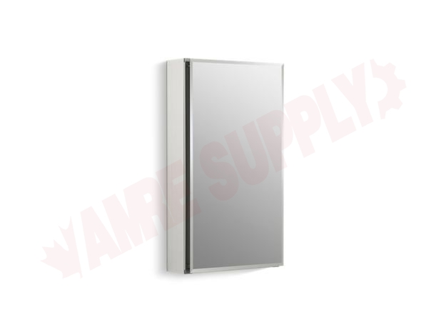 Photo 1 of CB-CLC1526FS : Kohler 15 W X 26 H Aluminum Single-Door Medicine Cabinet With Mirrored Door, Beveled Edges
