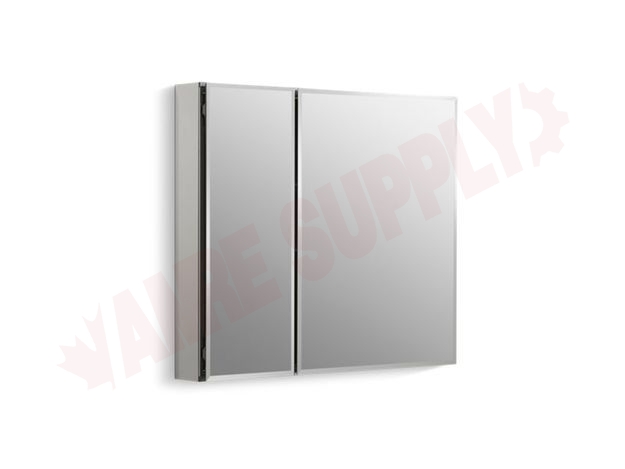 Photo 1 of CB-CLC3026FS : Kohler 30 W X 26 H Aluminum Two-Door Medicine Cabinet With Mirrored Doors, Beveled Edges