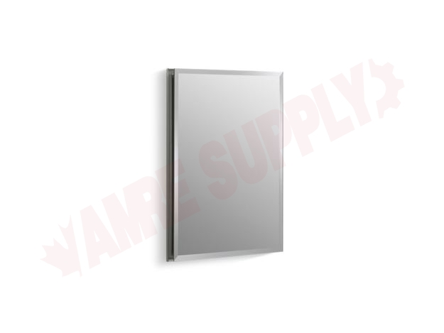 Photo 1 of CB-CLR1620FS : Kohler 16 W X 20 H Aluminum Single-Door Medicine Cabinet With Mirrored Door, Beveled Edges