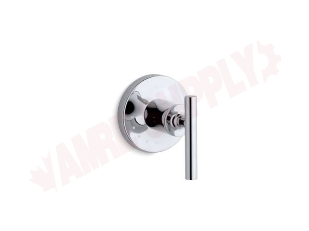 Photo 1 of T14490-4-CP : Kohler Purist® Valve trim with lever handle for volume control valve, requires valve