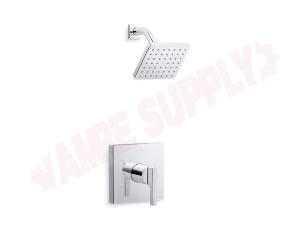 Photo 1 of TS99764-4-CP : Honesty® Rite-Temp® shower trim with 2.5 gpm showerhead and lever handle