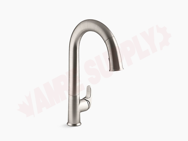 Photo 1 of 72218-VS : Sensate™ Touchless kitchen faucet with 15-1/2 pull-down spout, DockNetik® magnetic docking system and a 2-function sprayhead featuring the new Sweep® spray