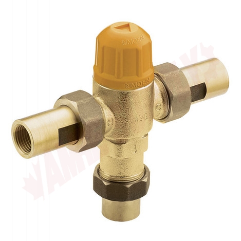 Photo 1 of 104465 : Moen Commercial High Flow Thermostatic Mixing Valve 1/2 CC Connections
