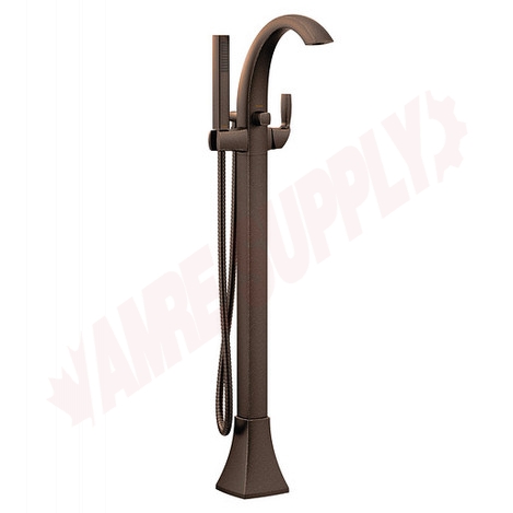 Photo 1 of 695ORB : Moen Voss One-Handle Tub Filler Includes Hand Shower, Oil Rubbed Bronze