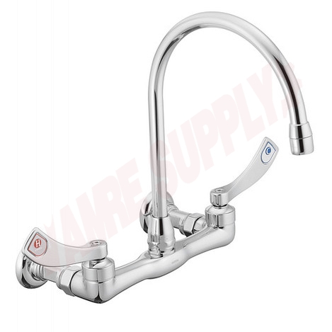 Photo 1 of 8126 : Moen M-DURA Two-Handle Utility Faucet, Chrome
