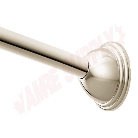Photo 1 of CSR2160NL : Moen Adjustable Curved Shower Rod, 54 - 72, Nickel
