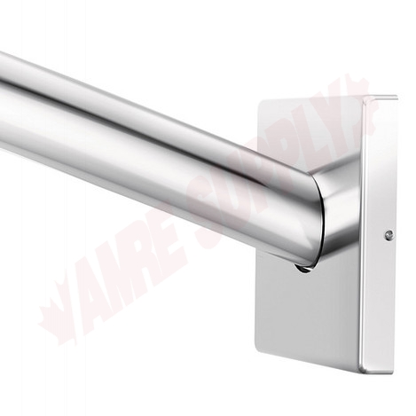 Photo 1 of CSR2167CH : Moen Triva Non Pivoting Curved Shower Rod, 60, Chrome
