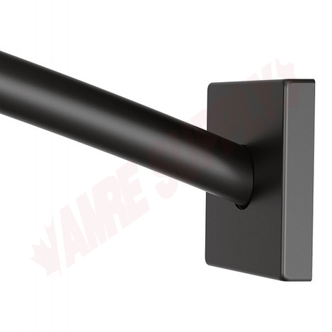 Photo 1 of CSR2168BL : Moen Triva Adjustable Curved Shower Rod, 52 - 60, Black