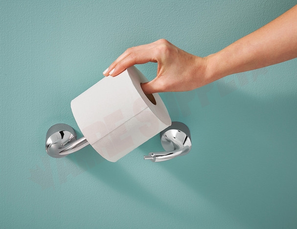 Photo 3 of MY3708CH : Moen Idora 8 Pivoting Toilet Paper Holder, Chrome