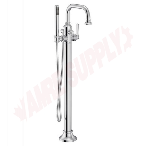 Photo 1 of S44507 : Moen Colinet One-Handle Tub Filler Includes Hand Shower, Chrome