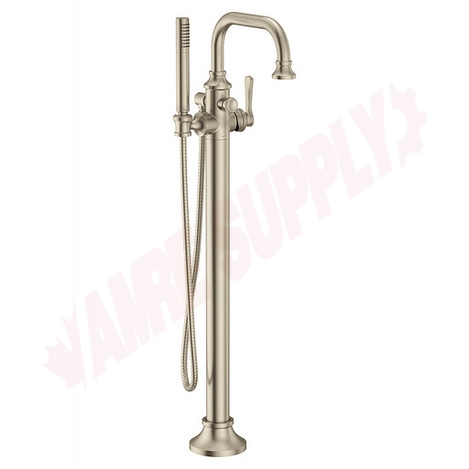 Photo 1 of S44507BN : Moen Colinet One-Handle Tub Filler Includes Hand Shower, Brushed Nickel