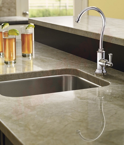 Photo 2 of S5510 : Moen Sip Traditional One-Handle High Arc Beverage Faucet, Chrome