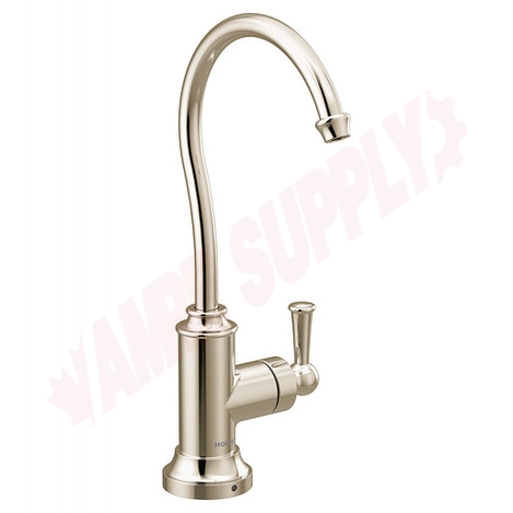Photo 1 of S5510NL : Moen Sip Traditional One-Handle High Arc Beverage Faucet, Nickel