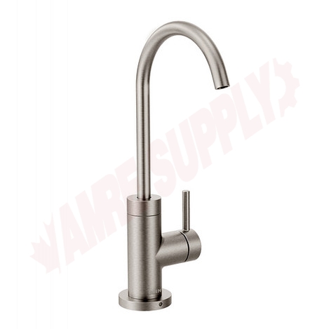 Photo 1 of S5530SRS : Moen Sip Modern One-Handle High Arc Beverage Faucet, Stainless Steel