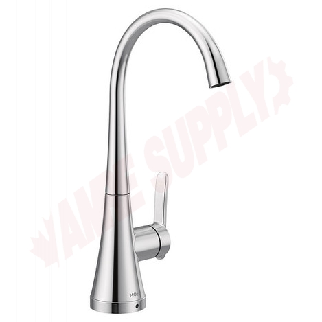 Photo 1 of S5535 : Moen One-Handle High Arc Single Mount Beverage Faucet, Chrome
