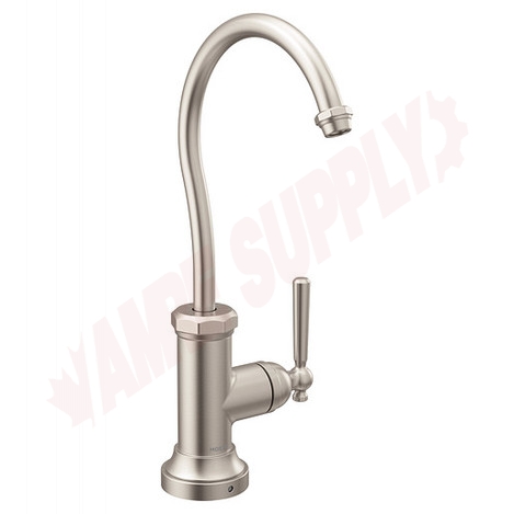 Photo 1 of S5540SRS : Moen Sip One-Handle High Arc Beverage Faucet, Stainless Steel