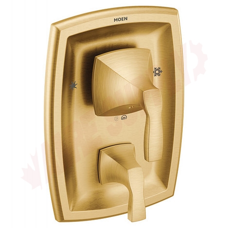 Photo 1 of T2690BG : Moen Voss Posi-Temp® With Diverter Tub/Shower Valve Only, Brushed Gold