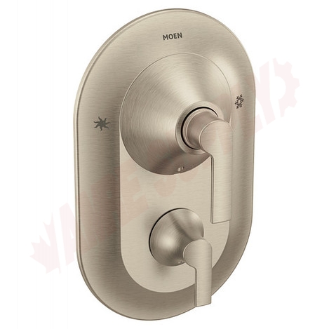 Photo 1 of TS2200BN : Moen Doux Posi-Temp® With Diverter Tub/Shower Valve Only, Brushed Nickel