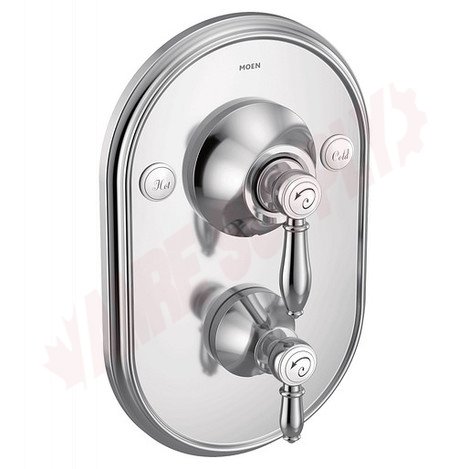 Photo 1 of TS32100 : Moen Weymouth Posi-Temp® With Diverter Tub/Shower Valve Only, Chrome
