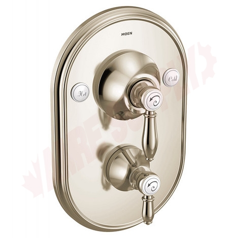 Photo 1 of TS32100NL : Moen Weymouth Posi-Temp® With Diverter Tub/Shower Valve Only, Polished Nickel