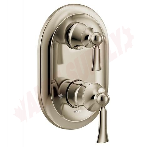 Photo 1 of UT5500NL : Moen Wynford M-CORE 3-Series With Integrated Transfer Valve Trim, Polished Nickel