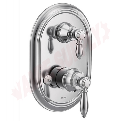 Photo 1 of UTS4311 : Moen Weymouth M-CORE 3-Series With Integrated Transfer Valve Trim, Chrome
