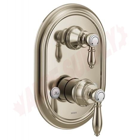 Photo 1 of UTS4311NL : Moen Weymouth M-CORE 3-Series With Integrated Transfer Valve Trim, Polished Nickel