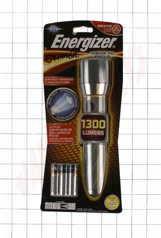 Photo 8 of EPMZH61E : Energizer Vision HD Performance Metal Flashlight, 6xAA Batteries