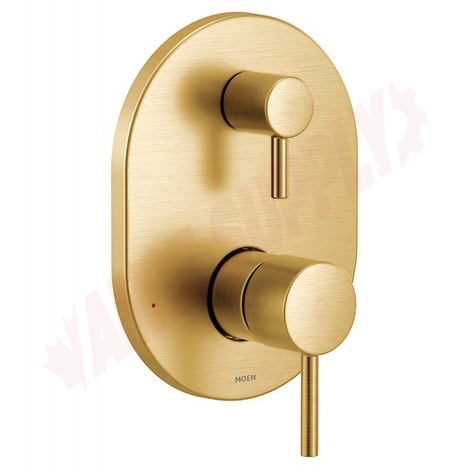 Photo 1 of UT3290BG : Moen Align M-CORE 3-Series With Integrated Transfer Valve Trim, Brushed Gold