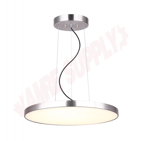 Photo 1 of LCH230A24BN : Canarm Lenox LED Chandelier, Brushed Nickel