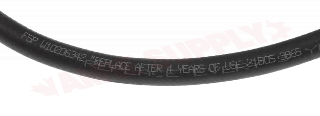 Photo 5 of 8212656RP : Whirlpool Washer Rubber Inlet Hose 2 Pack, 10'