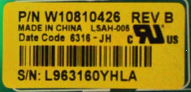 Photo 14 of W11537215 : Whirlpool Dryer Electronic Control Board