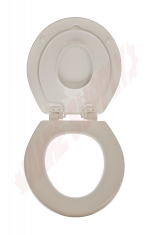 Photo 6 of 888SLOW-000 : Bemis NextStep2 Child/Adult Toilet Seat, Closed Front, Round, White, With Cover
