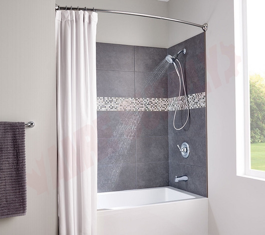 Photo 4 of SR2201CH : Moen Shower Curtain Rings, Chrome