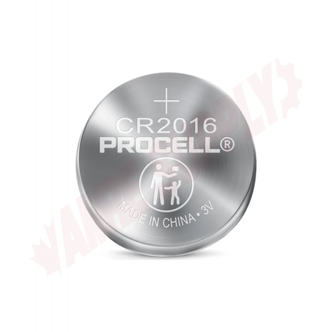 Photo 2 of PC2016 : Procell Lithium Coin Battery, 2016, 3V, 5/Pack