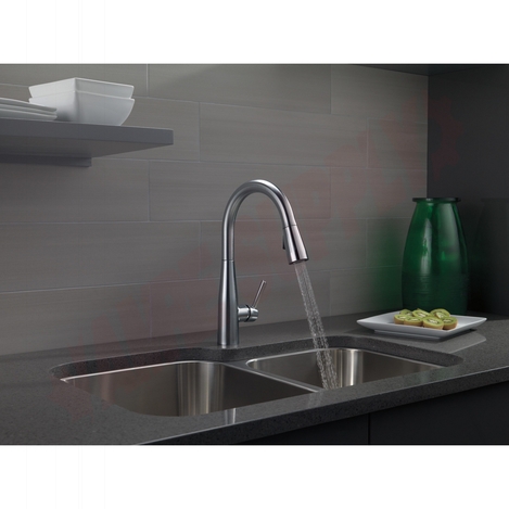 Photo 5 of 9113-AR-DST : Delta Essa Single Handle Pull-Down Kitchen Faucet, Chrome