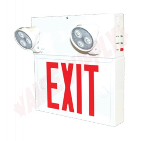 Photo 1 of SPEXS-2L : Stanpro Steel Exit Combo, 2 Head, 6V/36W, White