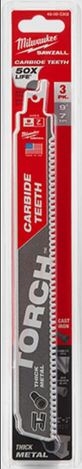 Photo 1 of 48-00-5302 : Milwaukee SAWZALL® TORCH™ Carbide Blades