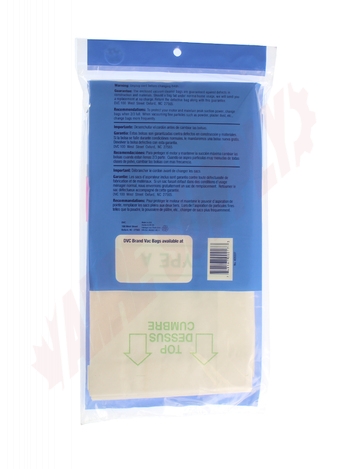 Photo 2 of XH4010001A : Hoover Top Fill Bag, 3/Pack